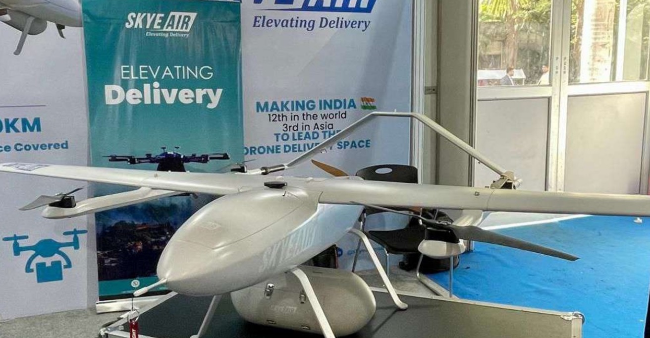 fest Et hundrede år smog Skye Air Mobility unveils prototype drone