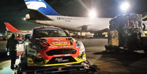 Network Airline Management Transports Rally Cars for the WRC Safari Rally Kenya 2022