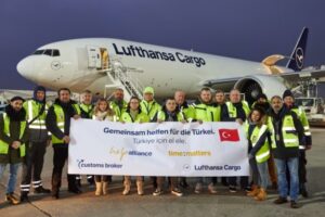 Istanbul relief flight Photo Lufthansa Cargo