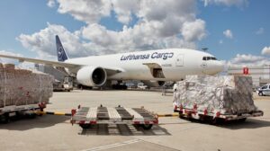 Lufthansa Cargo freighter