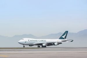 Cathay's cargo volumes rise again in March