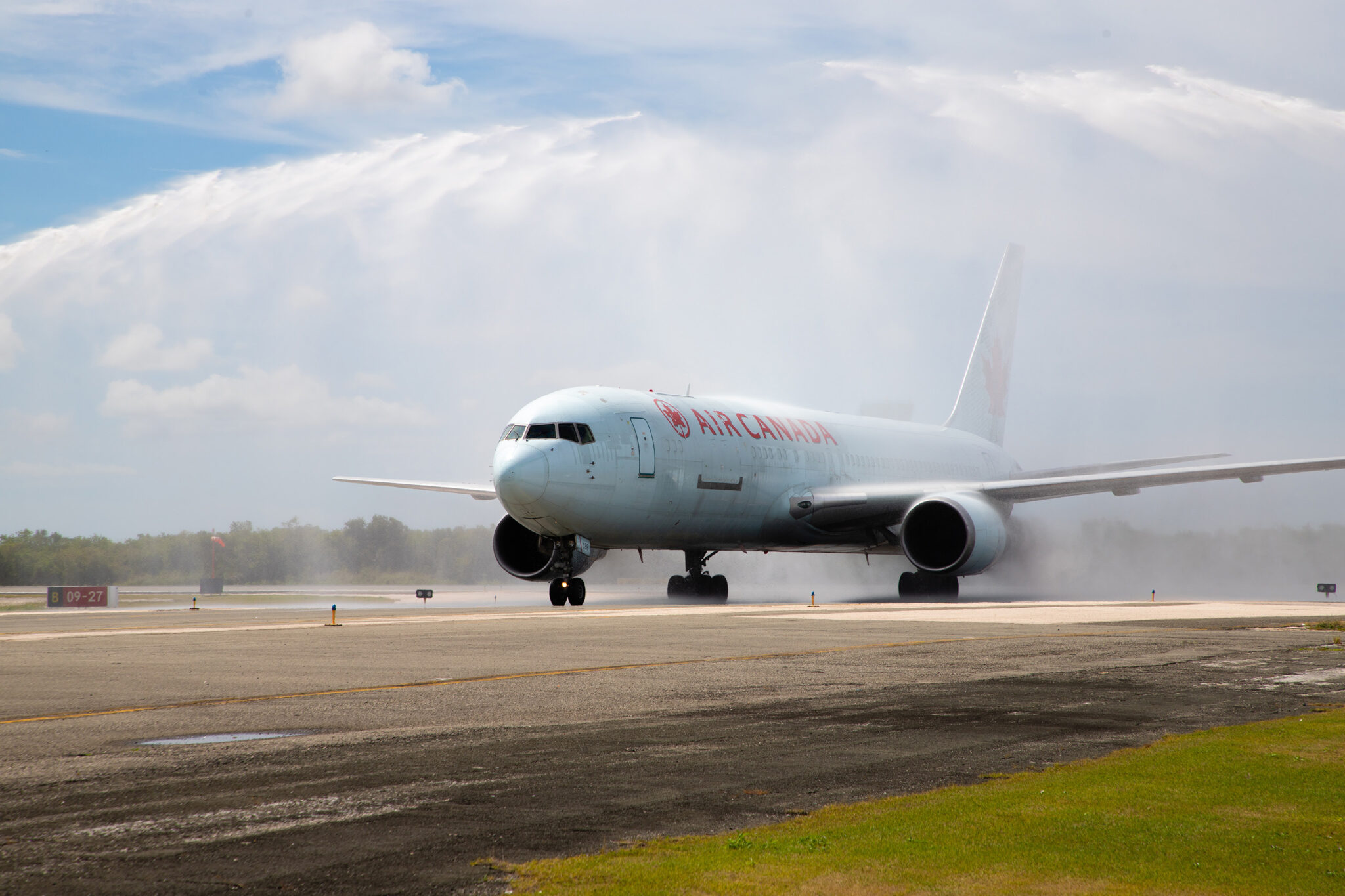 First Air Canada Cargo flight into Punta Cana