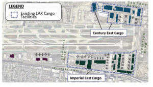 Existing LAX cargo facilities.