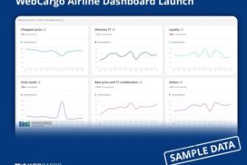 WebCargo Airline Dashboard launch