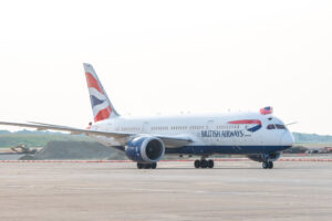British Airways aircraft in Cincinnati