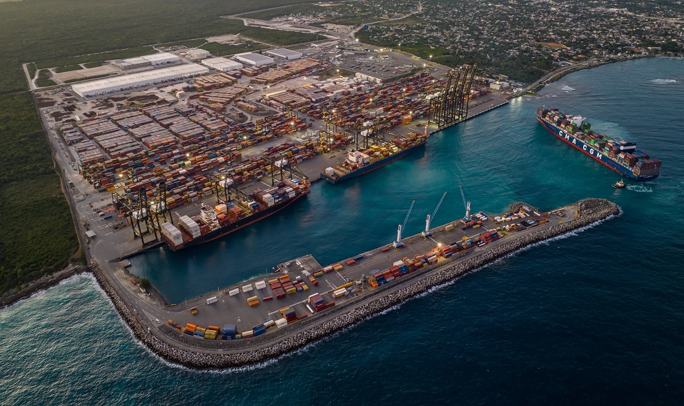 Current DP World port facility in Dominican Republic