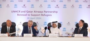 UN Refugee Agency renews relief shipment agreement with Qatar Airways